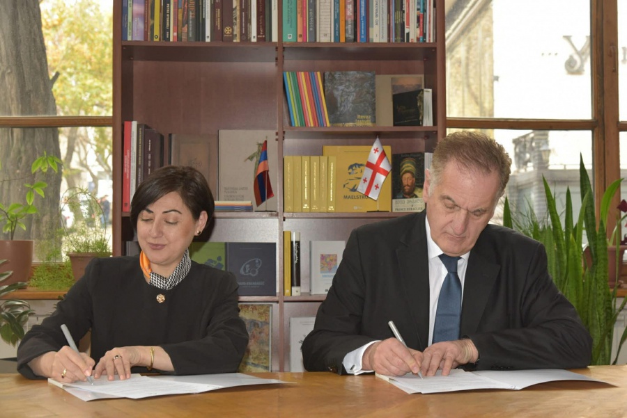 Visit of the National Library of Georgia Delegation to Yerevan