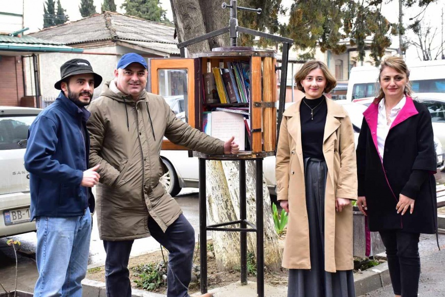 სოფელ მატანში სკვერის ბიბლიოთეკა გაიხსნა