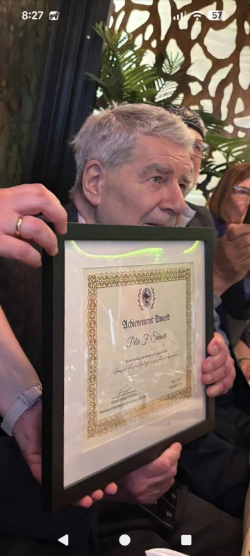 Peter Skinner was awarded for his contribution to the preservation of Georgia's history and culture