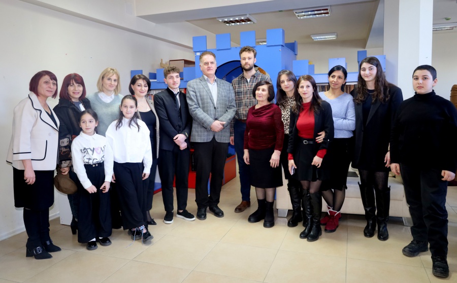 ეროვნული ბიბლიოთეკის წარმომადგენლების ვიზიტი ახალციხეში