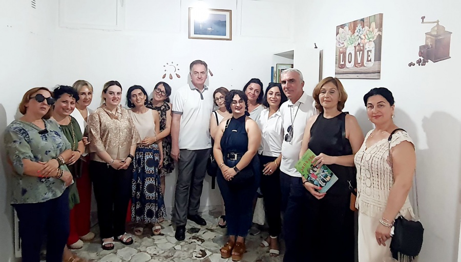ბარიში ქართული ბიბლიოთეკა გაიხსნა